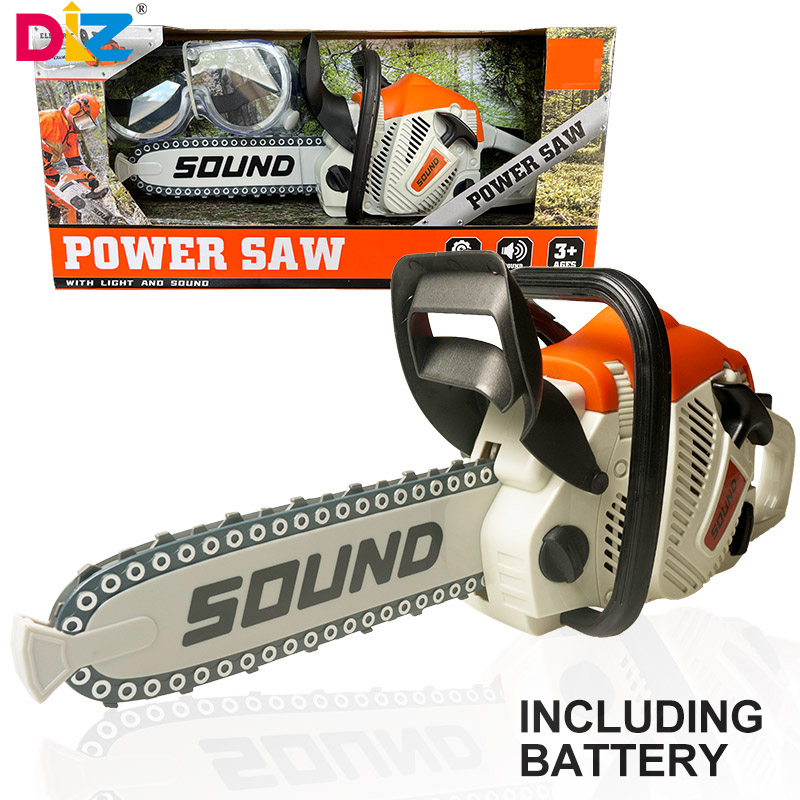 Power Tools Kids - Toy Chainsaw with Goggles Children Electric