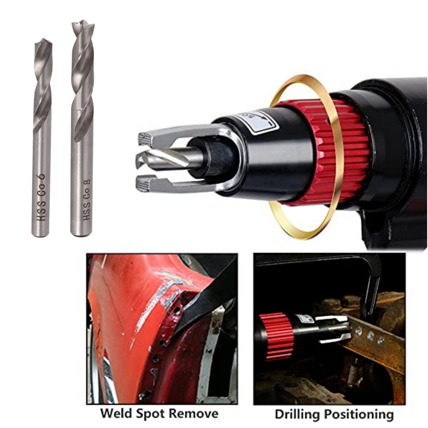 1/2pcs 6/8mm HSS CO Spot Weld  - đánh giá và giá Power Tools Kobalt