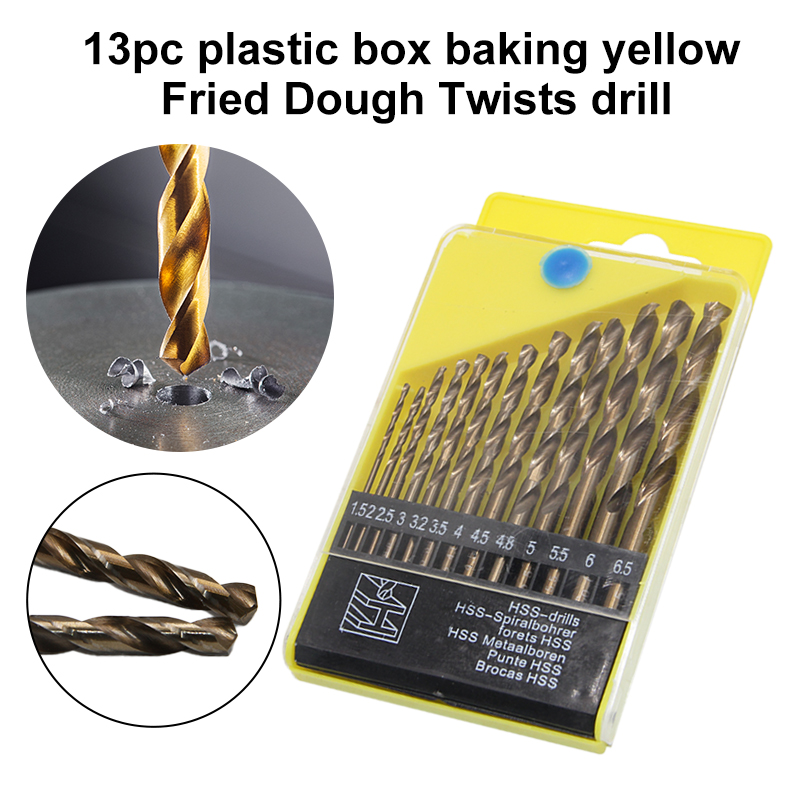 HSS baked yellow twist drill h - đánh giá và giá Power Tools Yellow