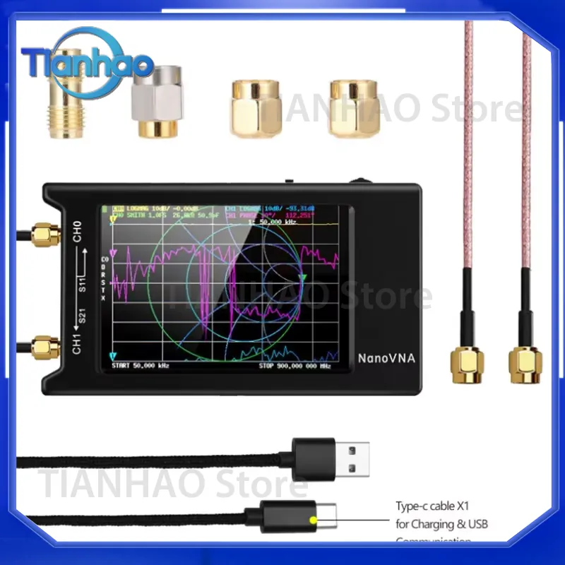 Nano VNA-H4 Antenna Analyzer f - đánh giá và giá Power Tools Vector