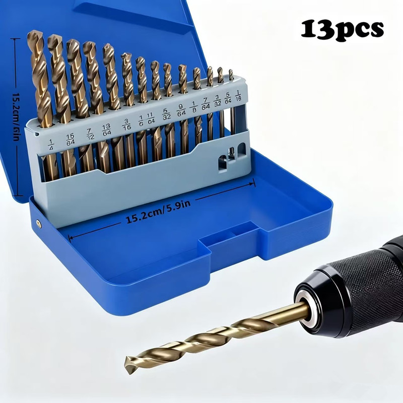 13pcs Cobalt Carbide Drill Bit - đánh giá và giá Power Tools Kobalt