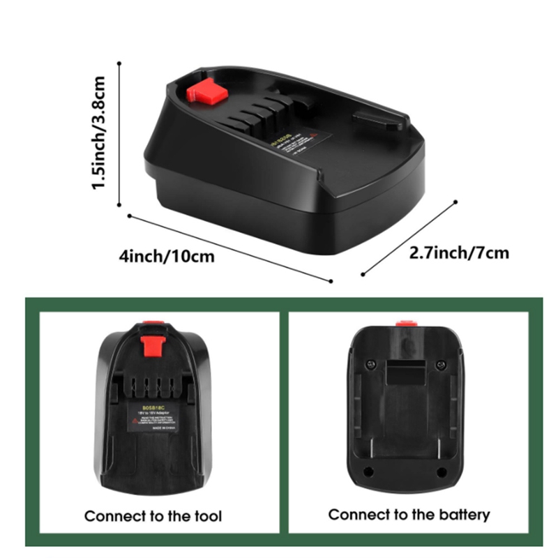 Battery Adapter for Bosch 18V  - đánh giá và giá Power Tools Use
