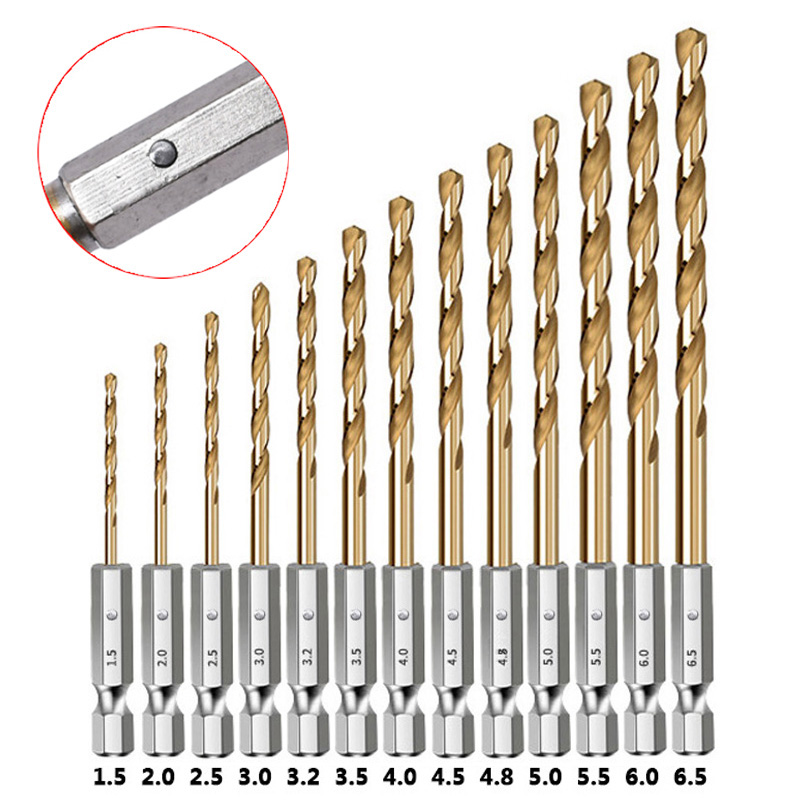 3/7/13PCS 1/4Hex Shank Twist D - đánh giá và giá Power Tools Kobalt
