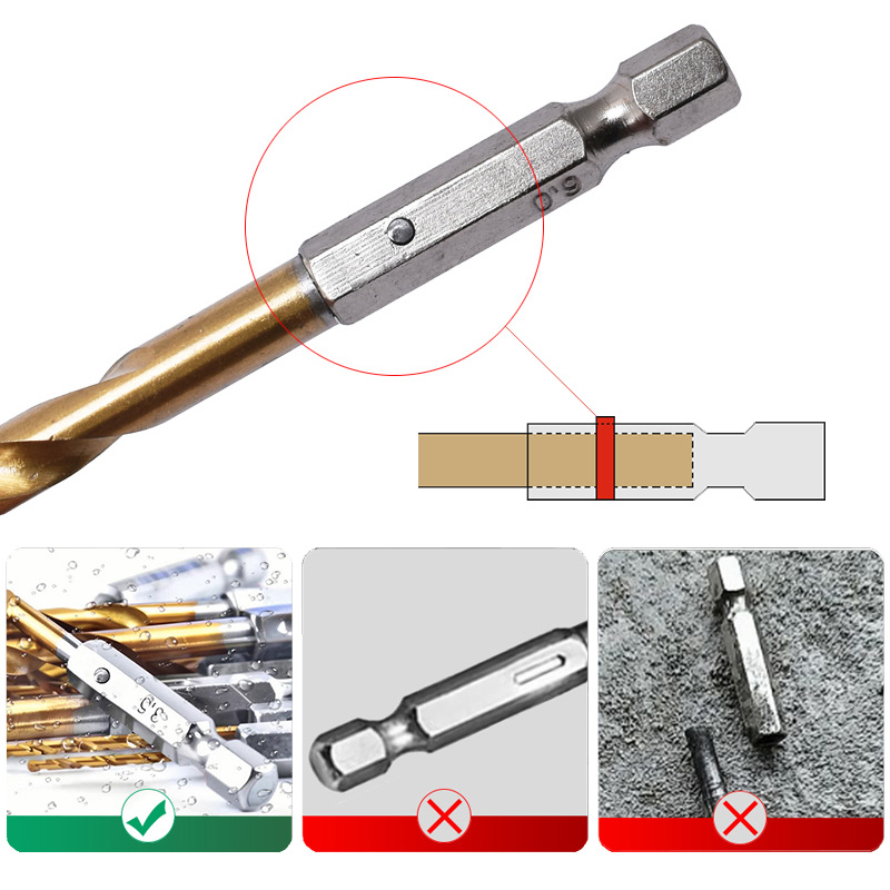 3/7/13PCS 1/4Hex Shank Twist D - đánh giá và giá Power Tools Kobalt