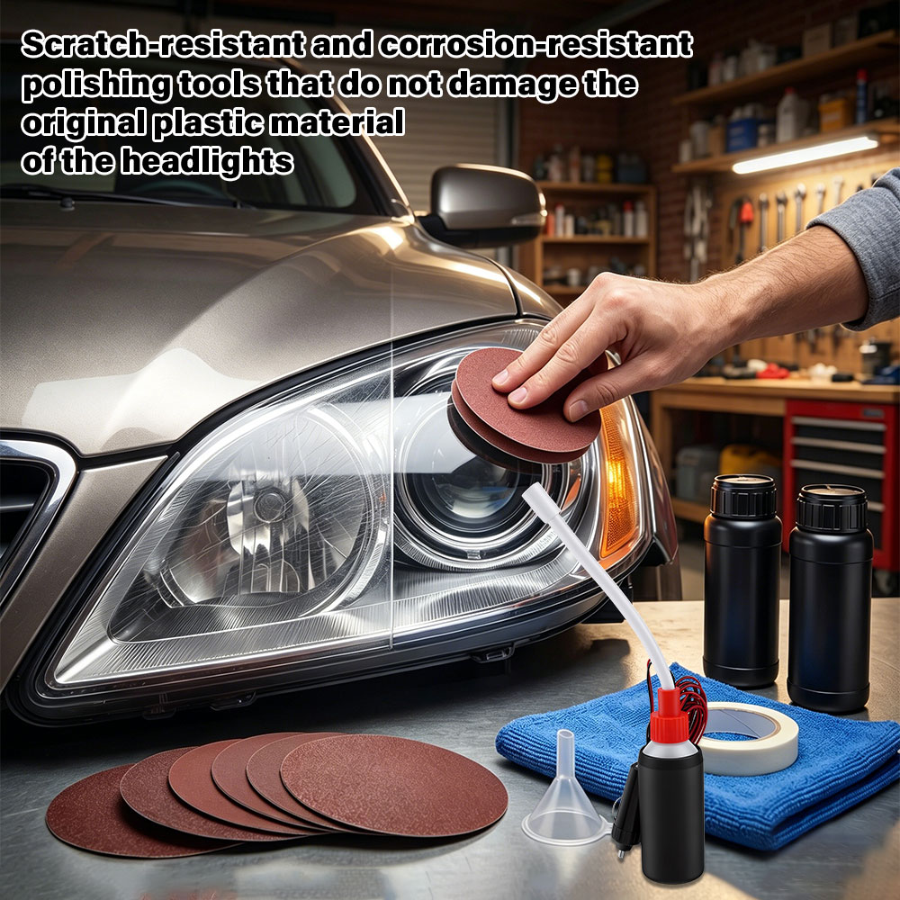 Car Headlight Lens Restoration - đánh giá và giá Power Tools Yellow