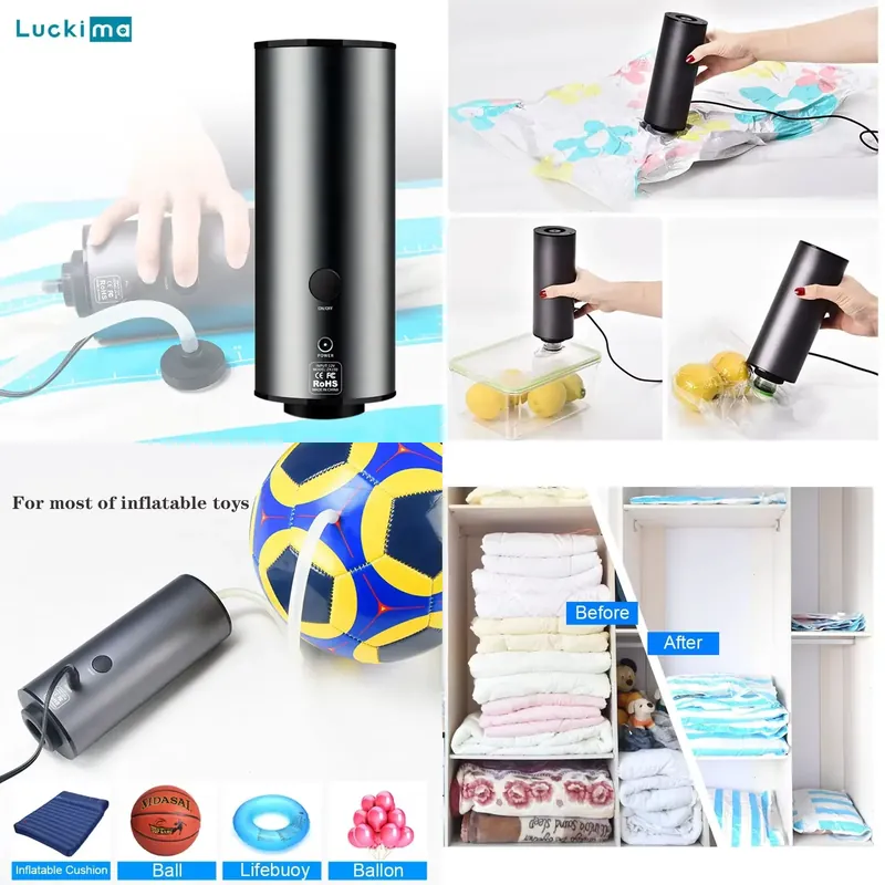 2 In 1 Portable Air Vacuum Mac - đánh giá và giá Air Compressor Mini